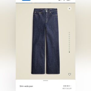 Tall slim wide jean